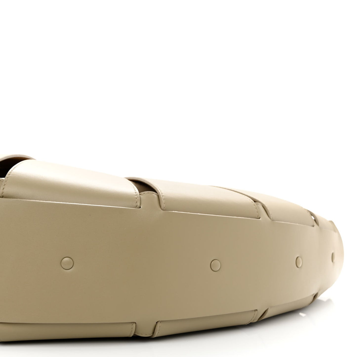 French Calfskin Large Shell Bag Taupe