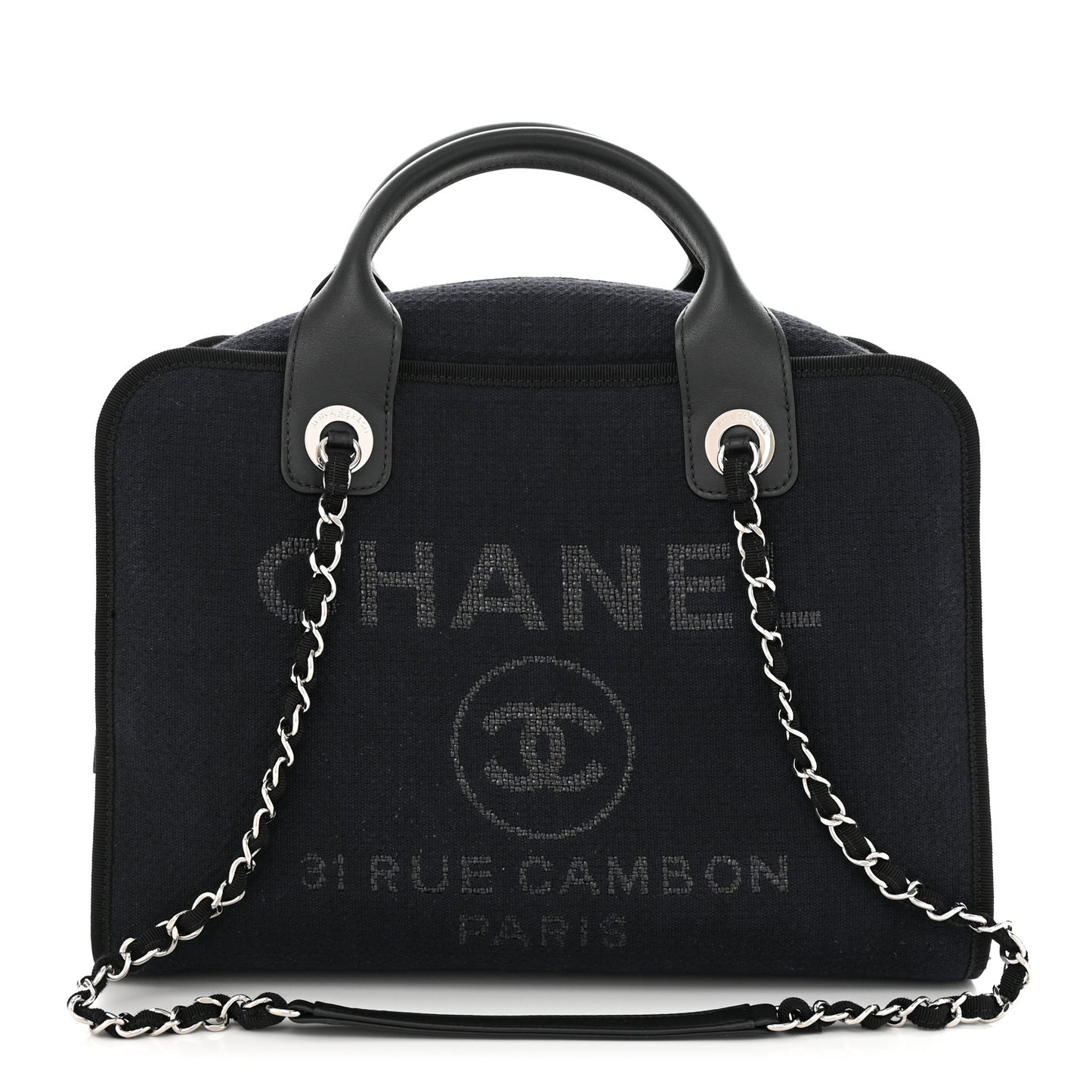 Denim Deauville Bowling Bag Dark Blue