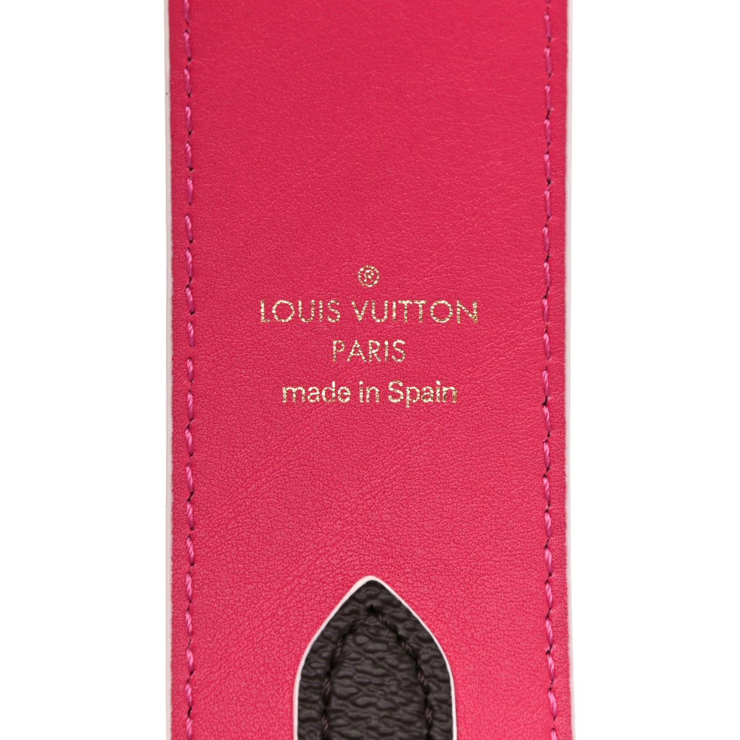 Monogram Bandouliere Shoulder Strap Hot Pink