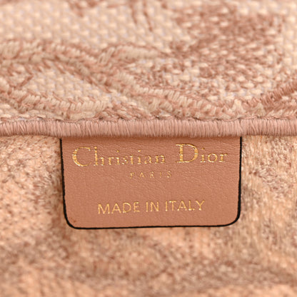 Christian Dior Canvas Embroidered Medium Dioriviera Toile De Jouy Book Tote Rose 6 of 12