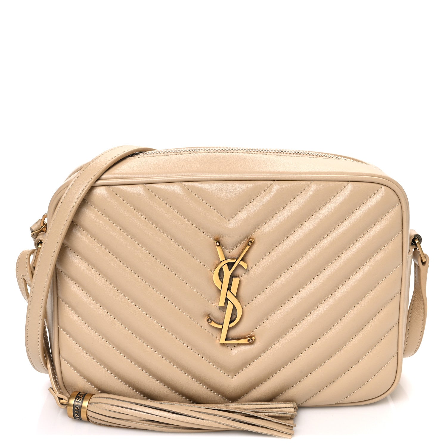 Saint Laurent Calfskin Matelasse Monogram Lou Camera Bag Avorio 1 of 13