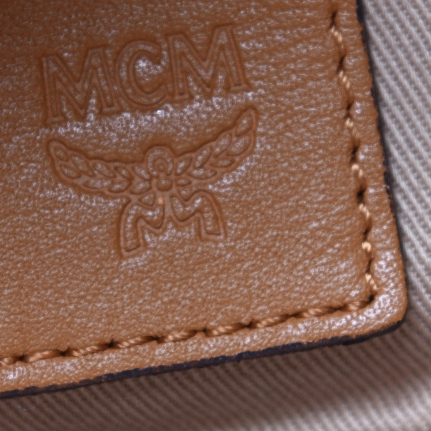 MCM Visetos Large Klara Hobo Cognac 5 of 7