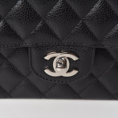 Chanel Caviar Quilted Medium Double Flap Black 10 of 12