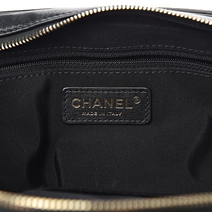 Chanel Calfskin Quilted CC Medium Vanity Case Black 6 of 12