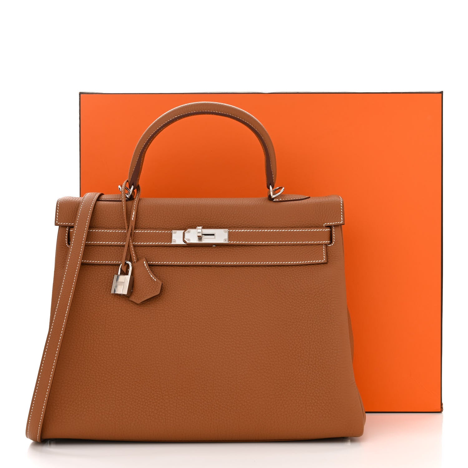 Hermes Togo Kelly Retourne 35 Gold 11 of 11