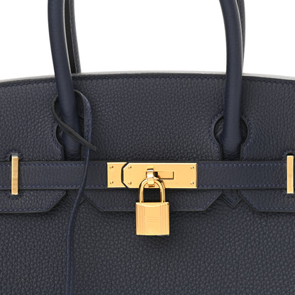 Hermes Togo Birkin 30 Bleu Nuit 8 of 11