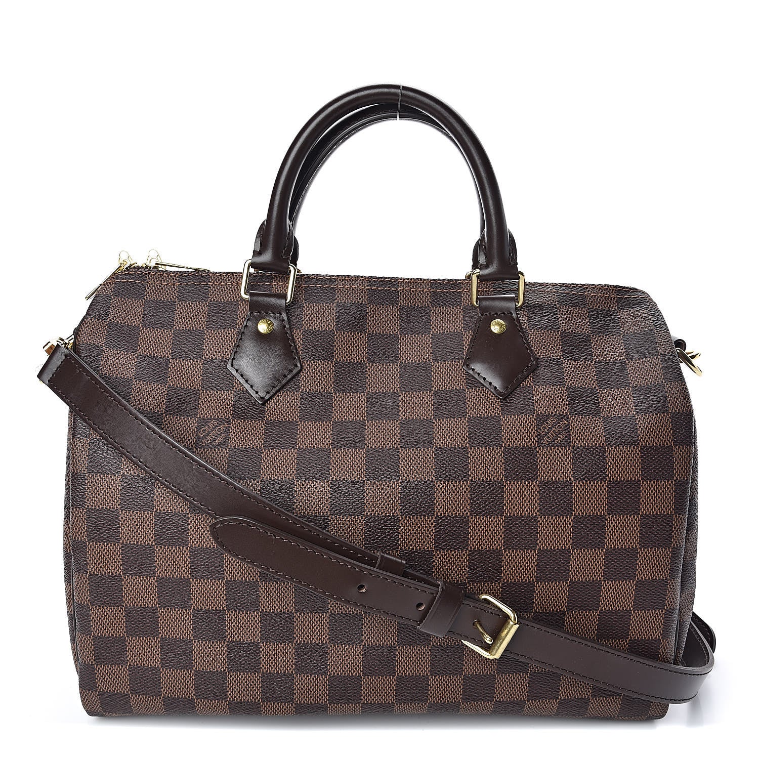 Louis Vuitton Damier Ebene Speedy Bandouliere 30 1 of 10