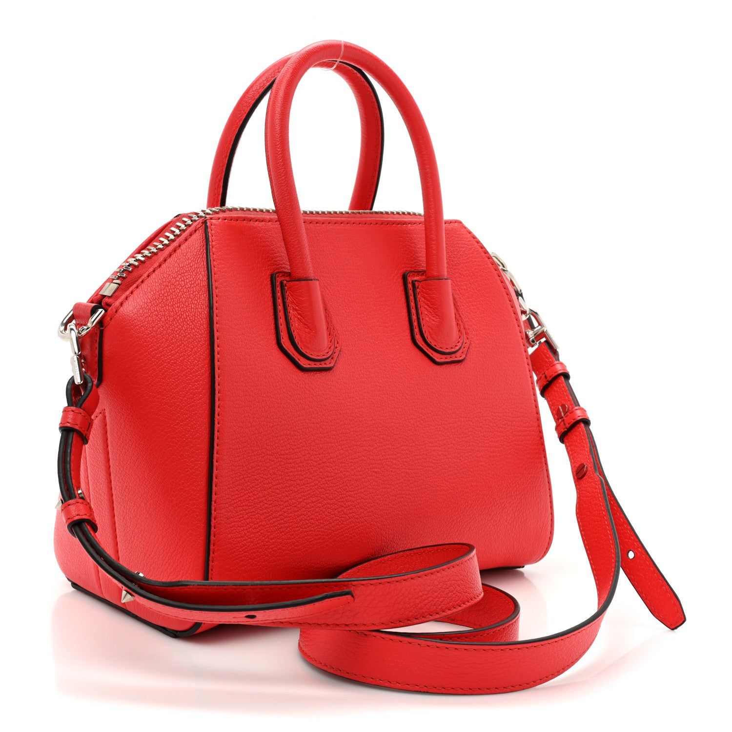 Givenchy Sugar Goatskin Mini Antigona Medium Red 2 of 15