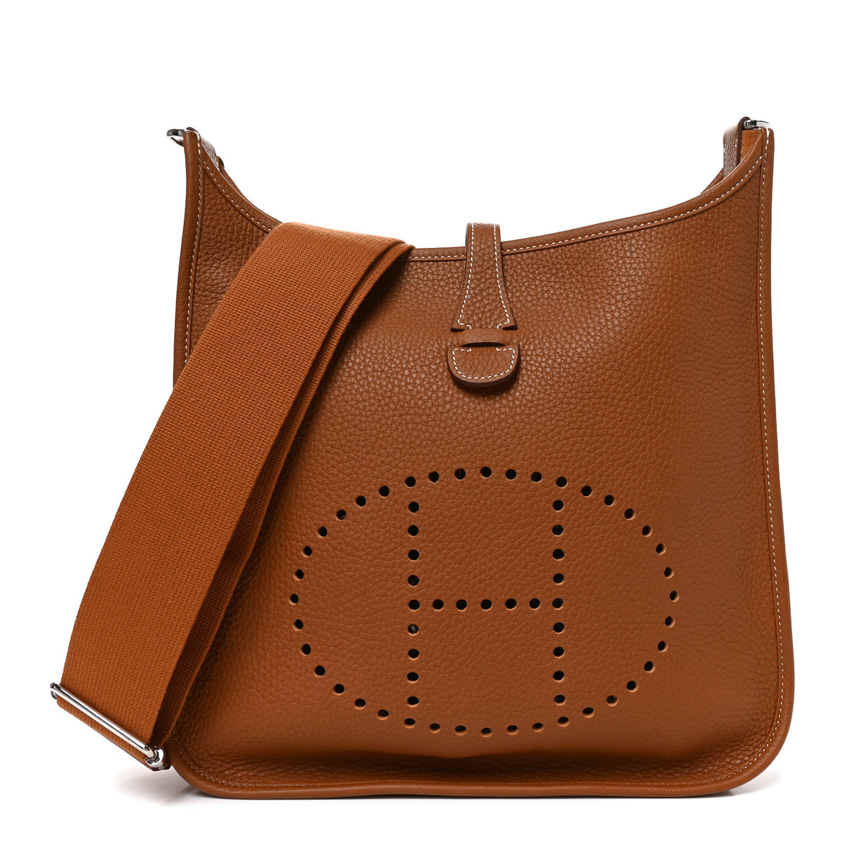 Hermes Taurillon Clemence Evelyne III PM Gold 1 of 10