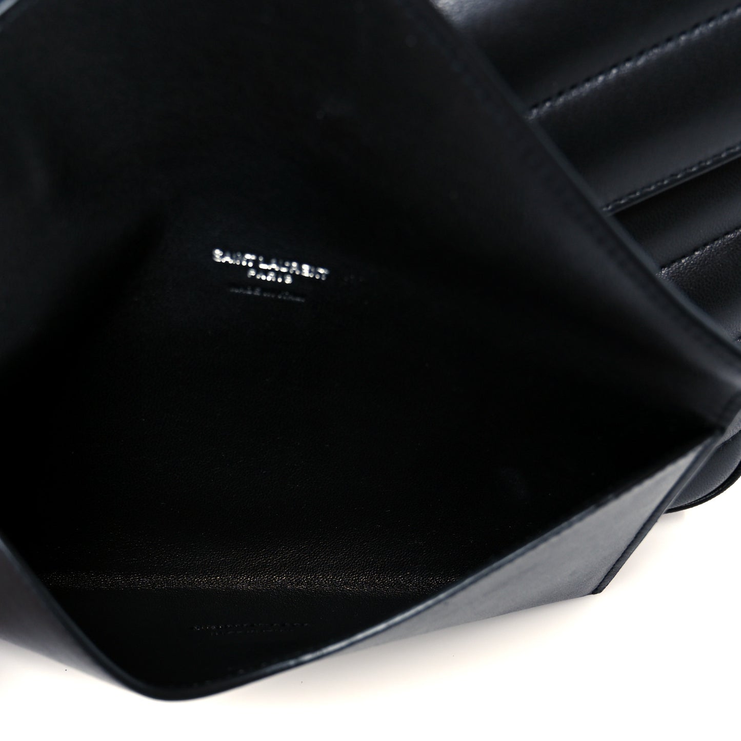 Lambskin Quilted Monogram Large LouLou Black