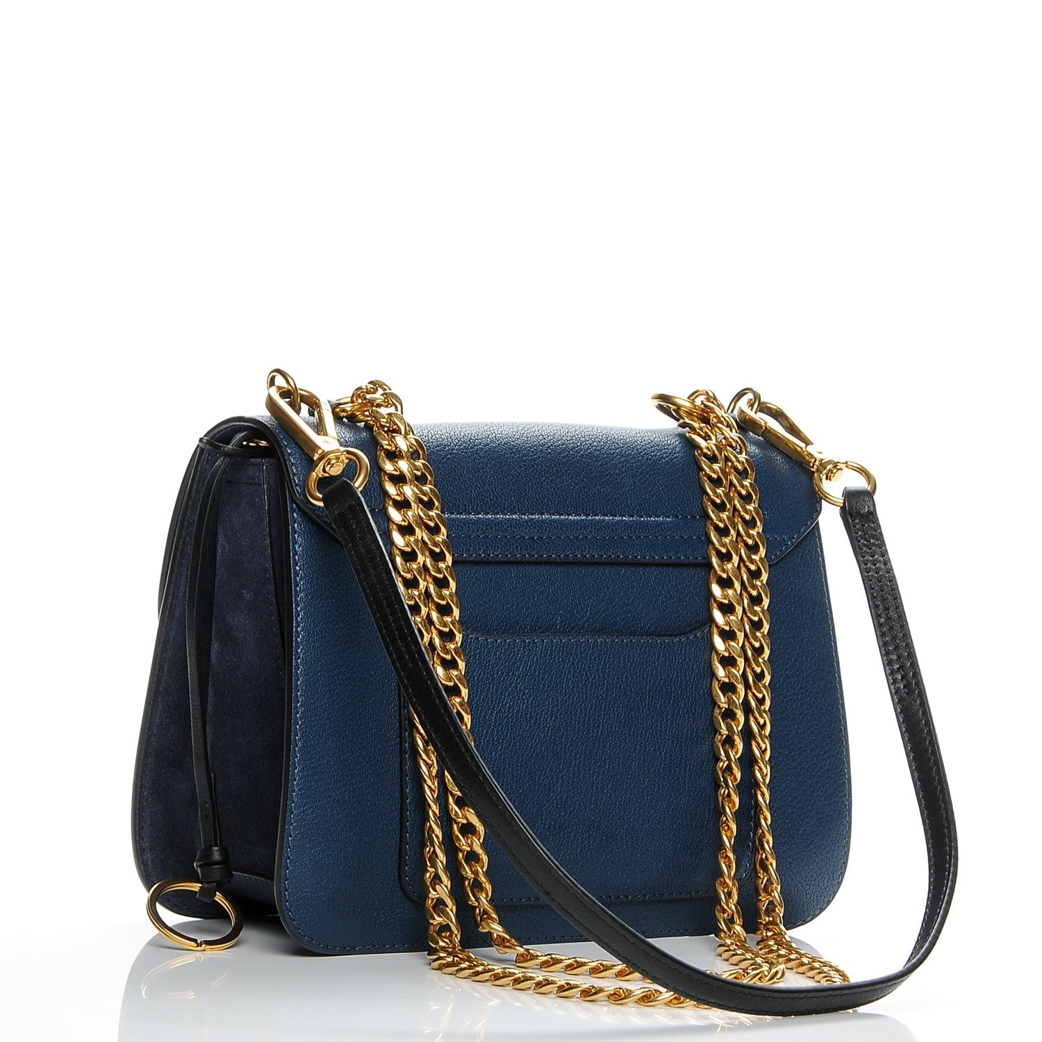 Chloe Goatskin Medium Mily Shoulder Bag Denim Blue 3 of 6