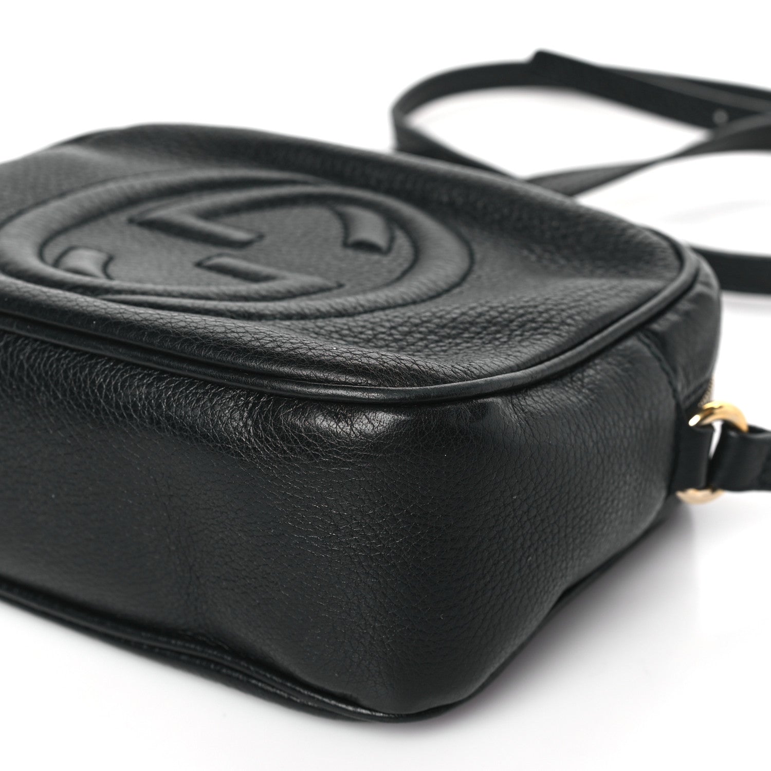 Gucci Pebbled Calfskin Small Soho Disco Bag Black 9 of 9