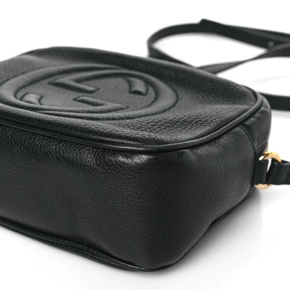 Gucci Pebbled Calfskin Small Soho Disco Bag Black 9 of 9