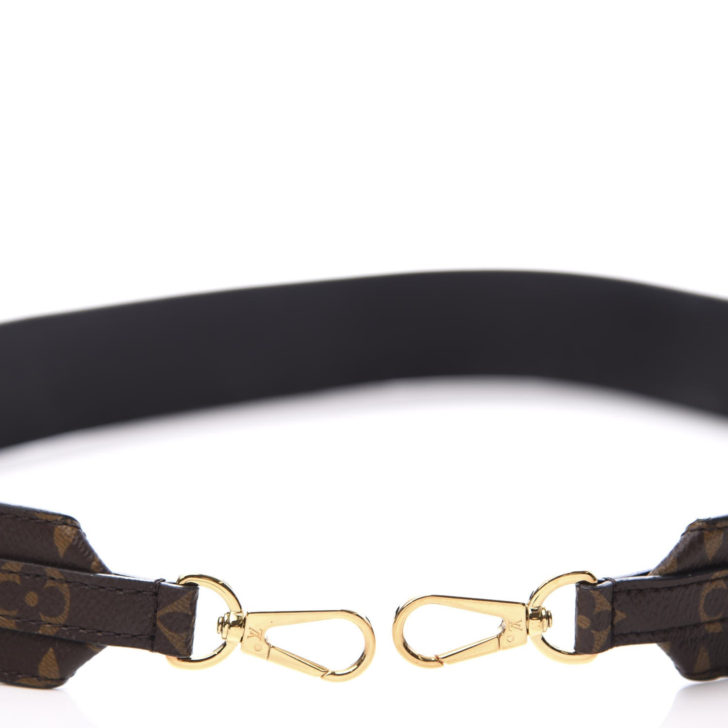 Louis Vuitton Monogram Bandouliere Shoulder Strap Black 3 of 4