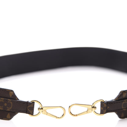 Louis Vuitton Monogram Bandouliere Shoulder Strap Black 3 of 4