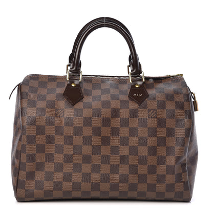Louis Vuitton Damier Ebene Speedy 30 1 of 10