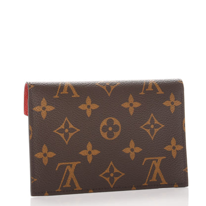 Louis Vuitton Monogram Daily Organizer Envelope Insert Red 3 of 7