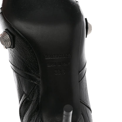 Balenciaga Agneau Arena Cagole 70mm Ankle Boots 38.5 Black 6 of 10