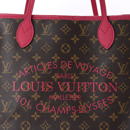Louis Vuitton Monogram Articles de Voyage Ikat Neverfull MM Rose Indien 10 of 10