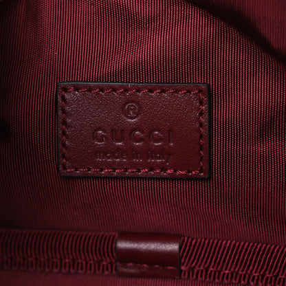 Gucci Calfskin Matelasse GG Marmont Vanity Cosmetic Case Burgundy 7 of 12