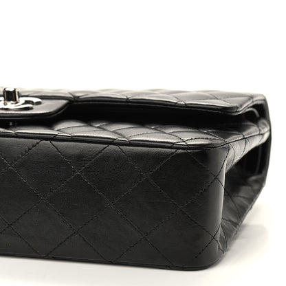 Chanel Lambskin Quilted Medium Double Flap Black 10 of 10