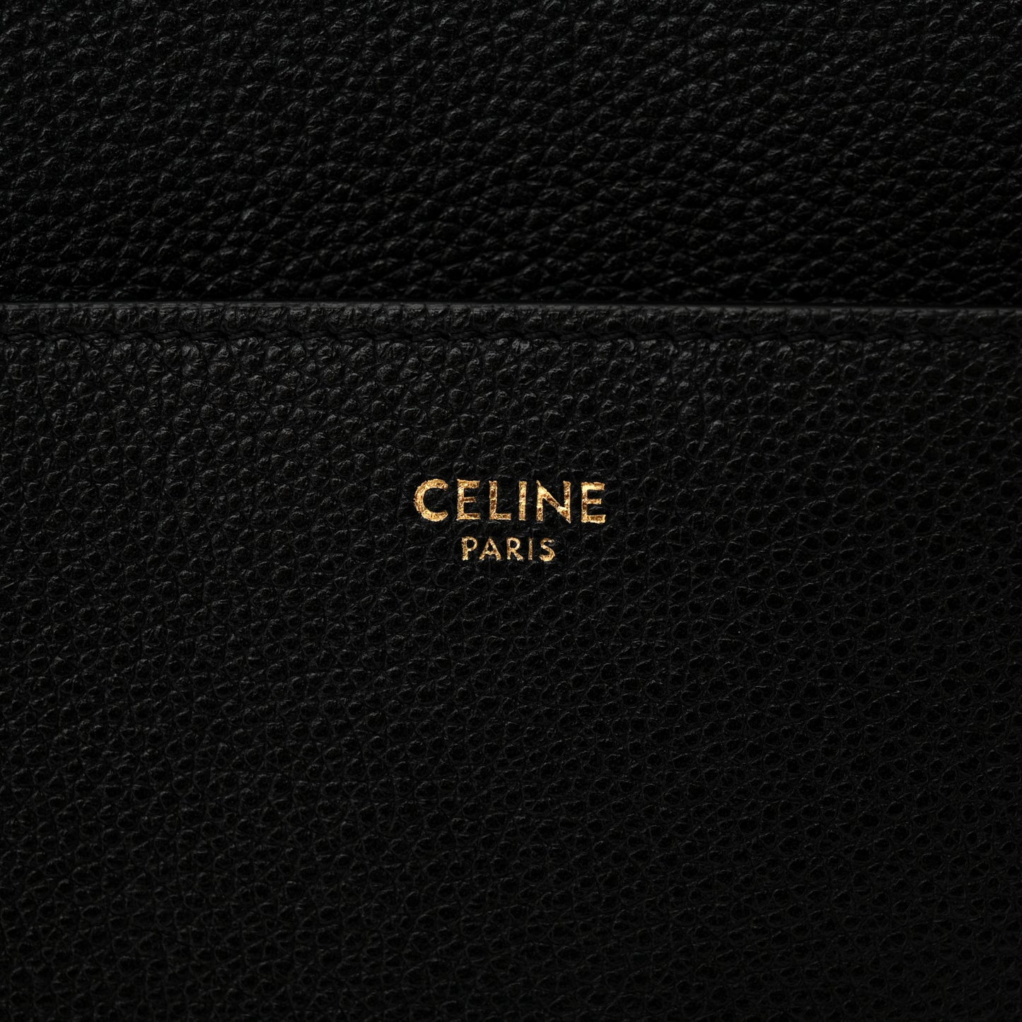 Soft Grained Calfskin Sangle Bucket Bag Black