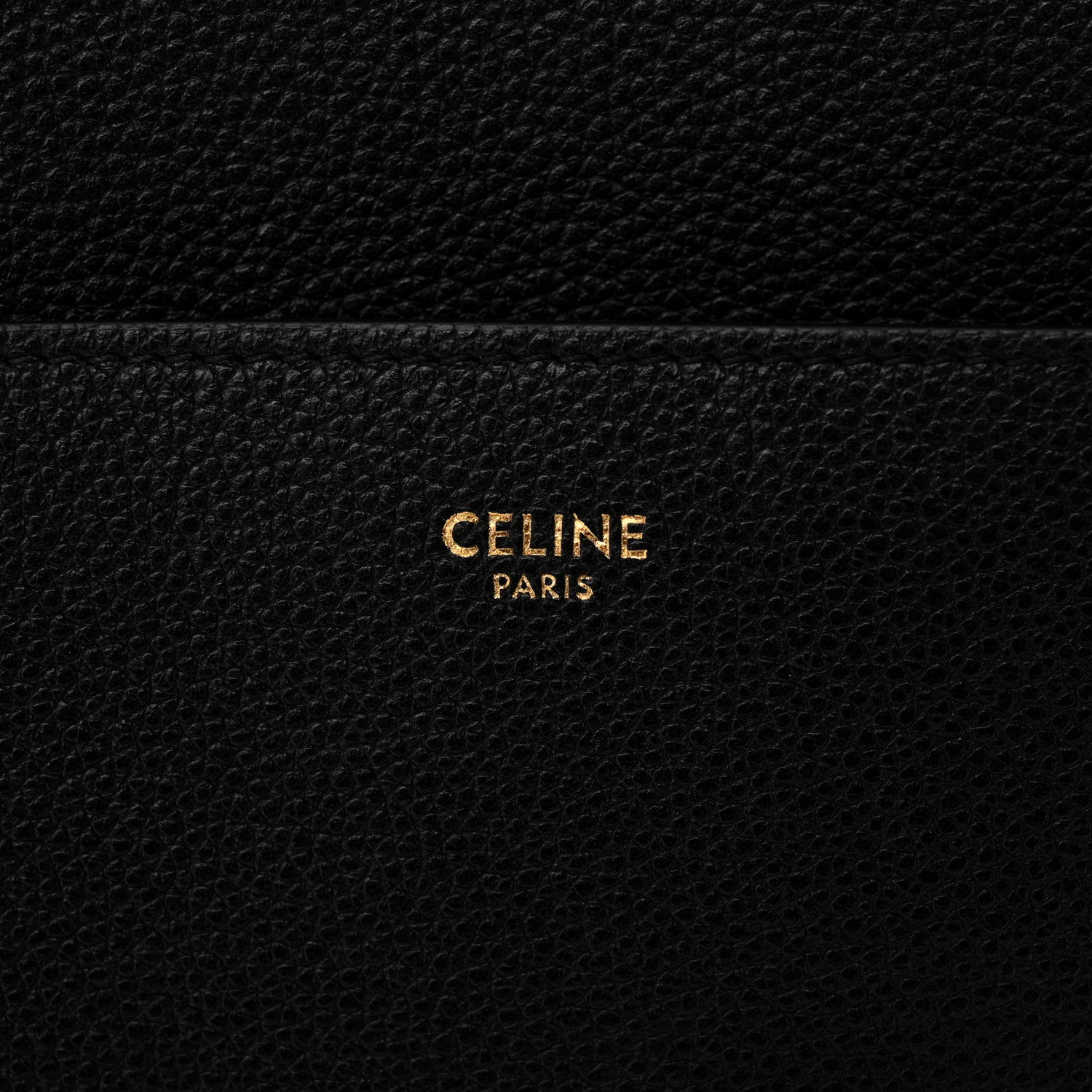 Celine Soft Grained Calfskin Sangle Bucket Bag Black 6 of 9