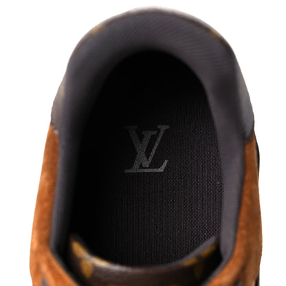 Louis Vuitton Suede Monogram Mens LV Trainer Sneakers 8 Brown 7 of 7