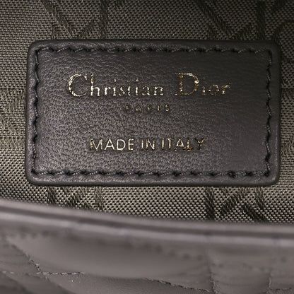 Christian Dior Lambskin Cannage Small My ABCDior Lady Dior Grey 6 of 9