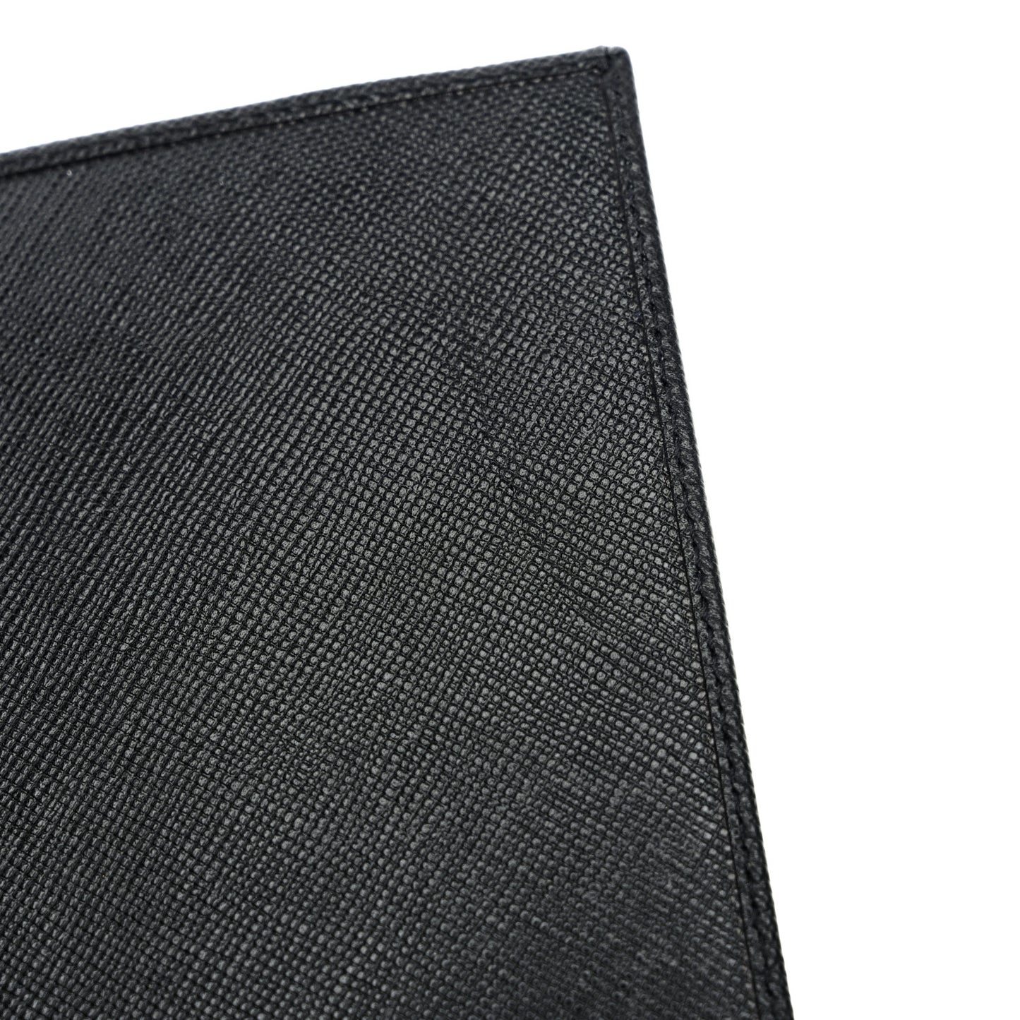 Saffiano Checkbook Cover Black