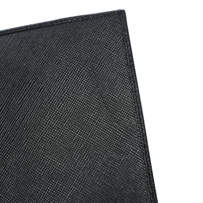 Prada Saffiano Checkbook Cover Black 9 of 9