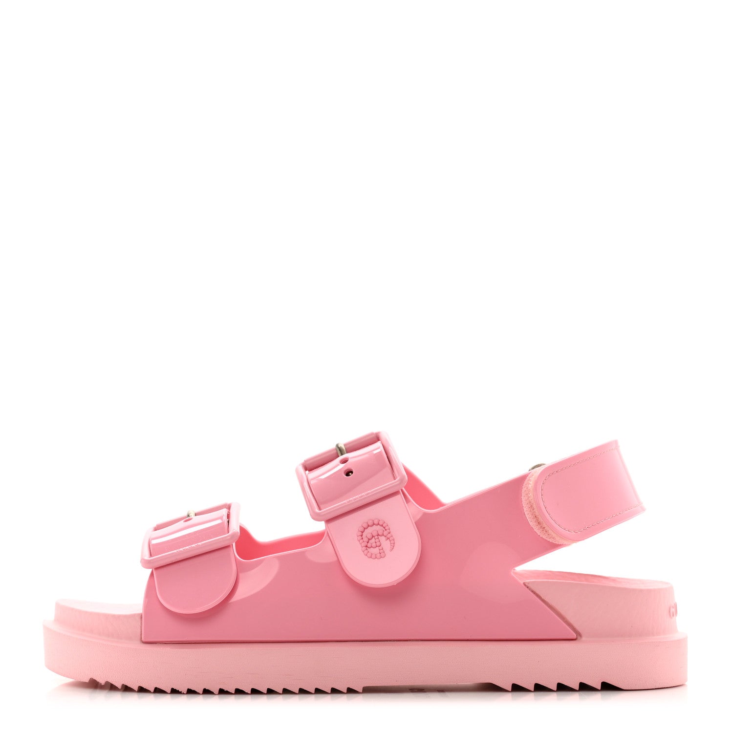 Gucci Rubber Mini Double G Womens Isla Dad Sandals 36 Wild Rose 1 of 8