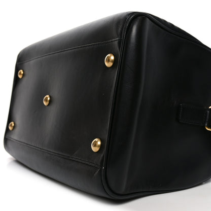 Saint Laurent Calfskin Classic Duffle 6 Black 10 of 10