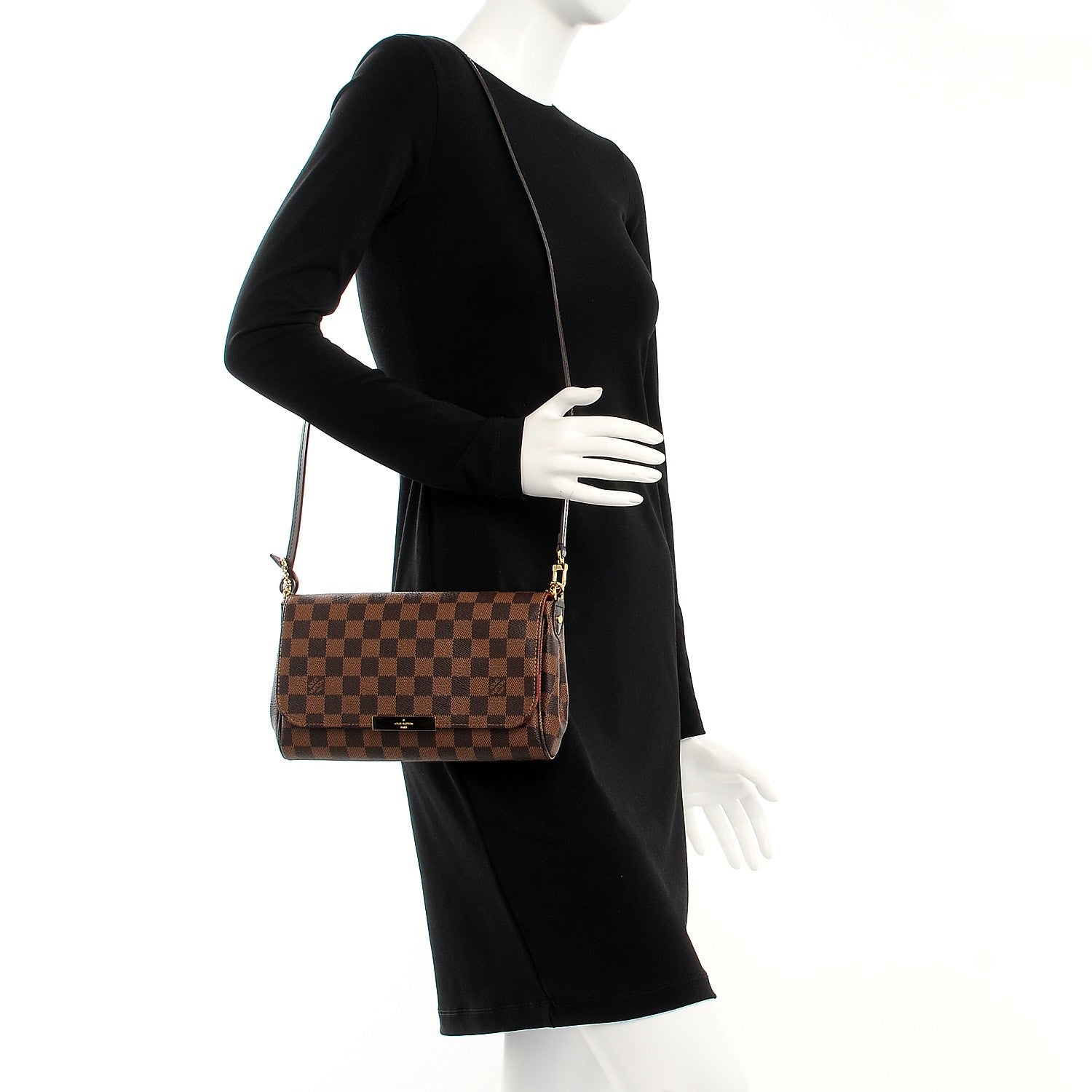 Louis Vuitton Damier Ebene Favorite MM 2 of 10