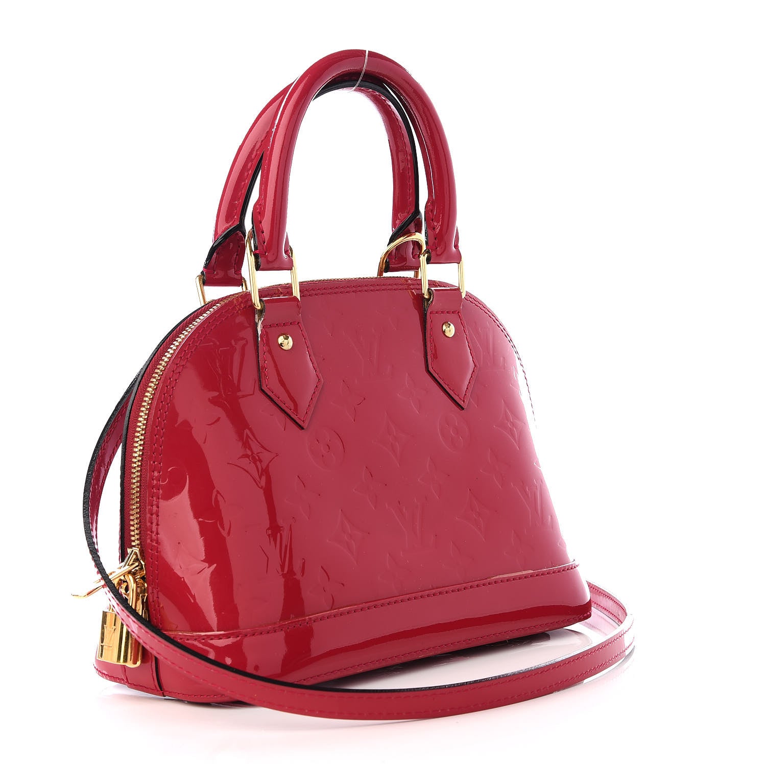 Louis Vuitton Vernis Alma BB Cherry 2 of 8