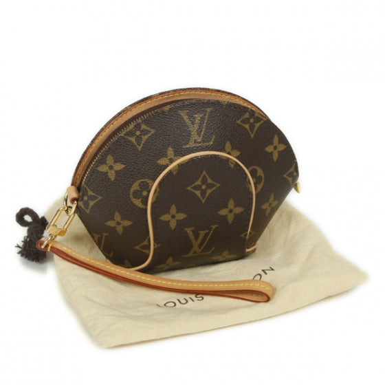 Monogram Mini Ellipse Wristlet Clutch