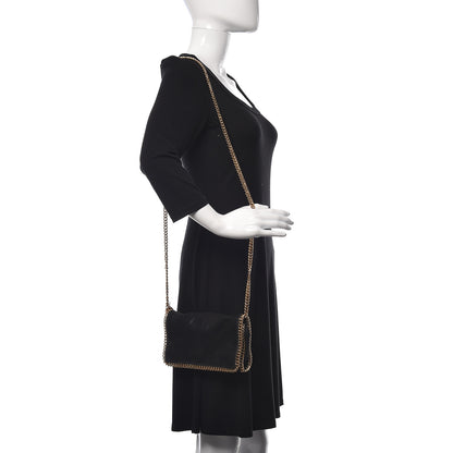 Stella McCartney Shaggy Deer Falabella Crossbody Bag Black 2 of 9