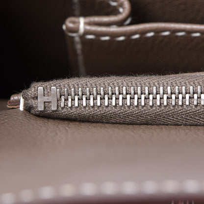 Hermes Taurillon Clemence Jypsiere 34 Etoupe 12 of 28