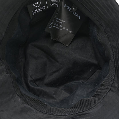 Prada X ADIDAS Re-Nylon Triangle Bucket Hat L Black 7 of 9