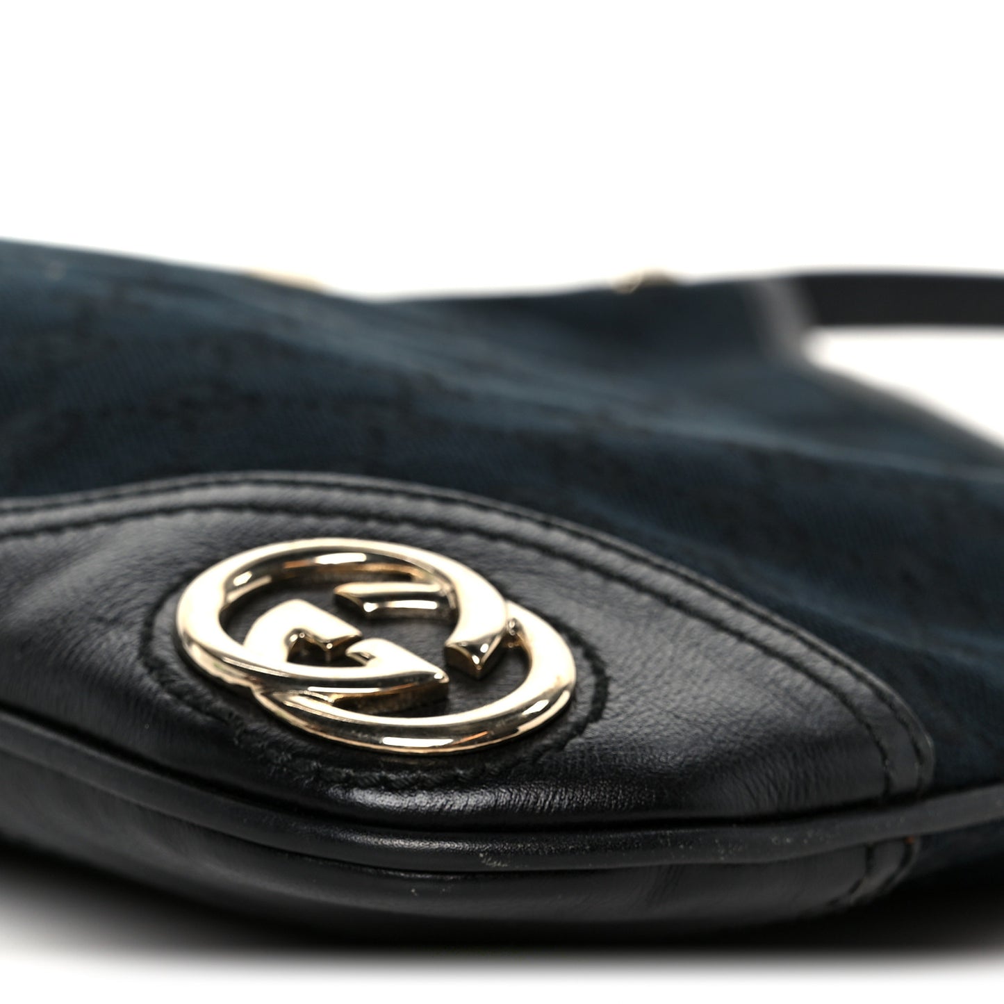 Monogram Medium New Britt Hobo Black