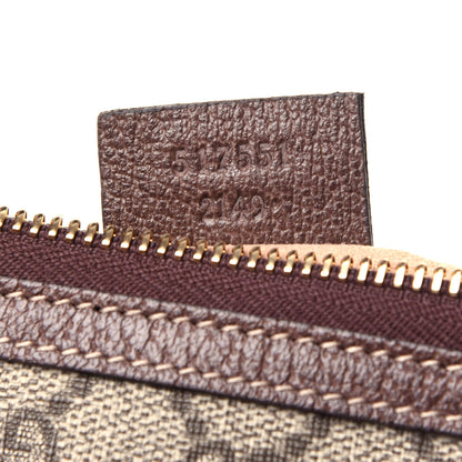 Gucci GG Supreme Monogram Large Ophidia Pouch Clutch Brown 9 of 10