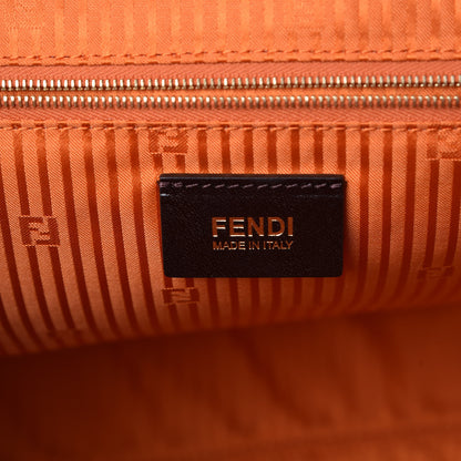 Fendi Vitello Elite Large 2Jours Tote Arancio 6 of 9