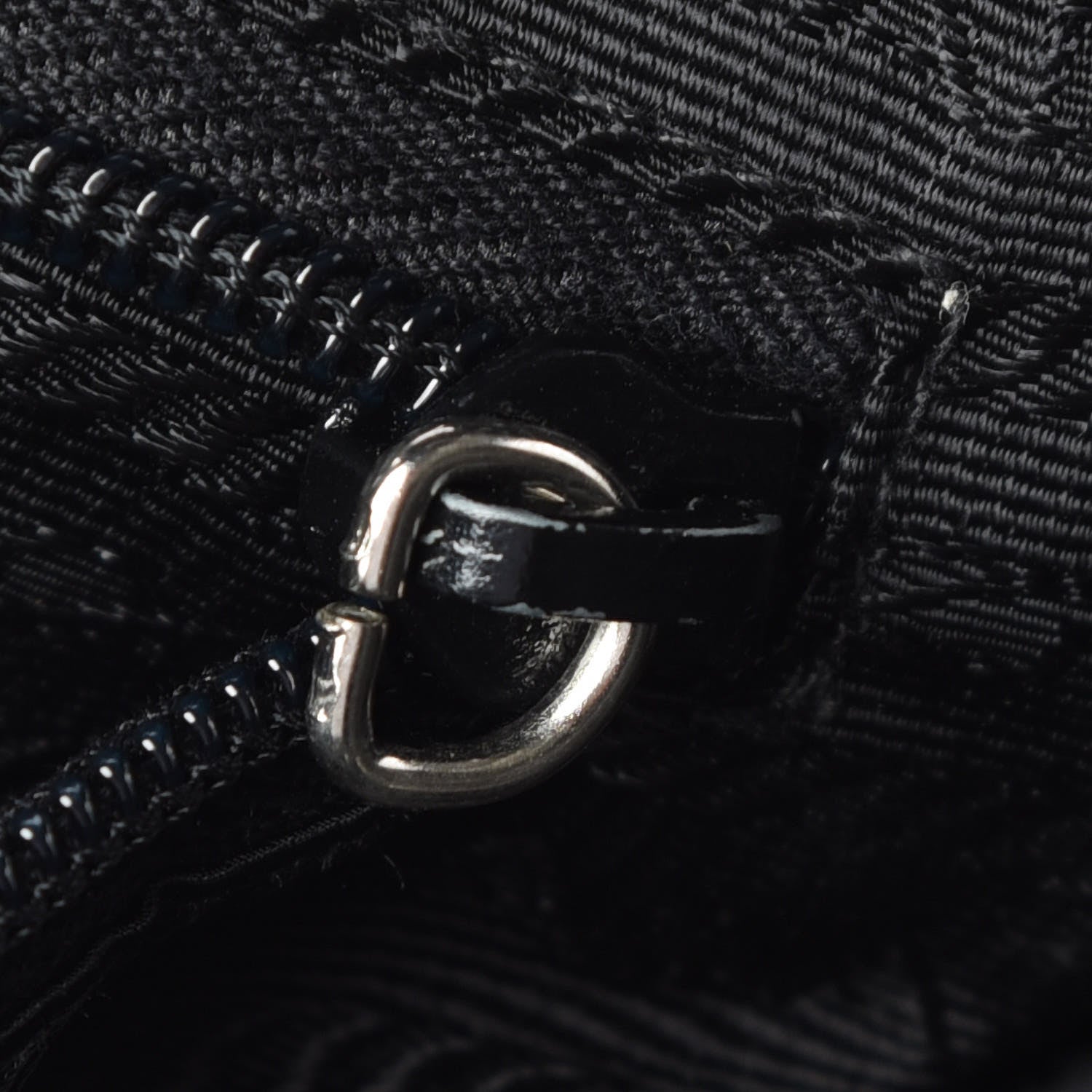 Prada Nylon Vela Medium Backpack Black 10 of 11