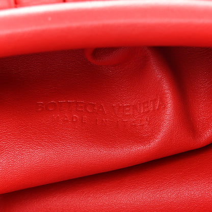 Bottega Veneta Smooth Butter Calf The Pouch Oversized Clutch Bright Red 6 of 10