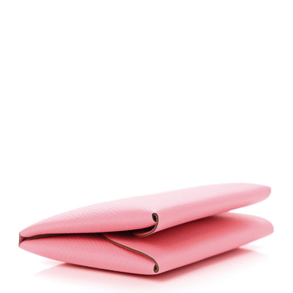 Hermes Epsom Calvi Duo Card Case Rose Confetti 4 of 6