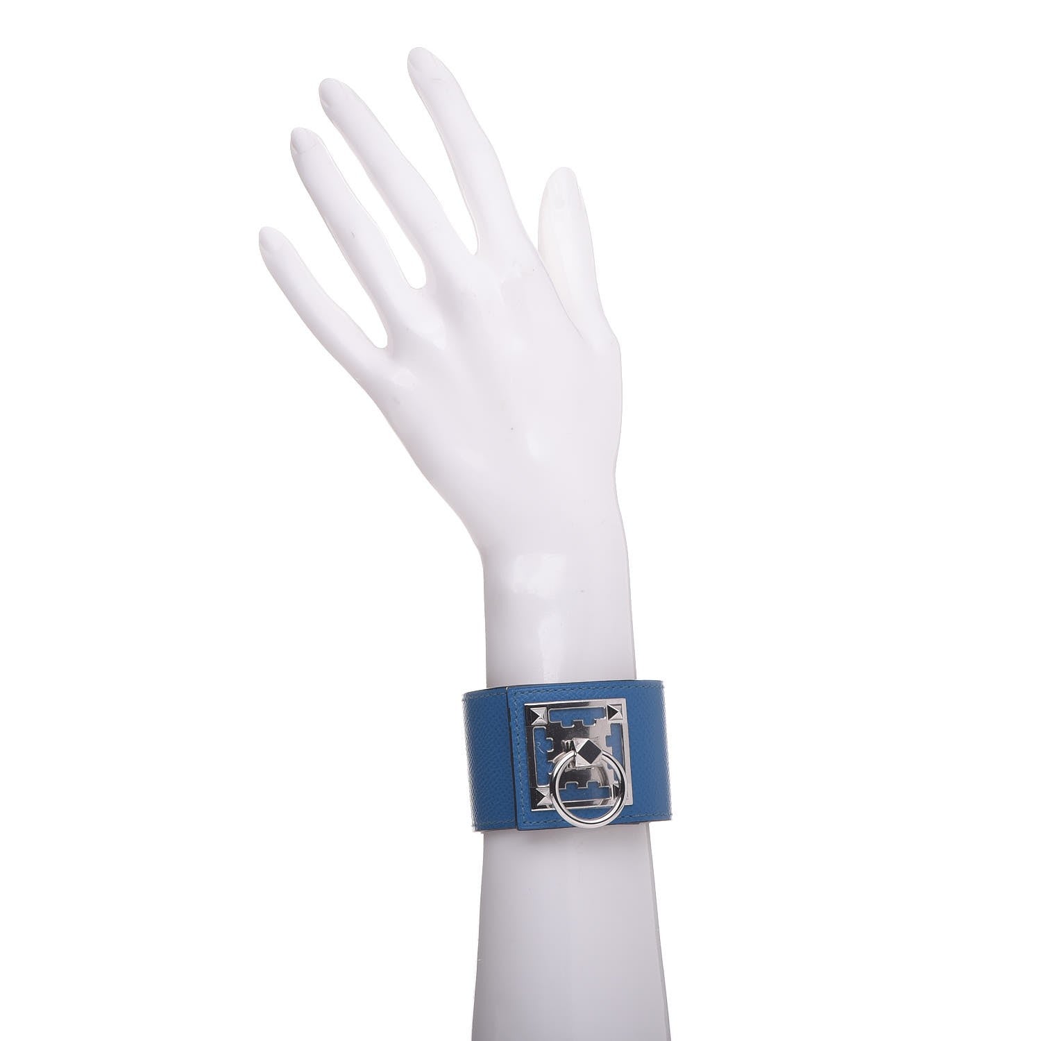 Hermes Epsom Creneau Bracelet S Bleu Izmir 2 of 8