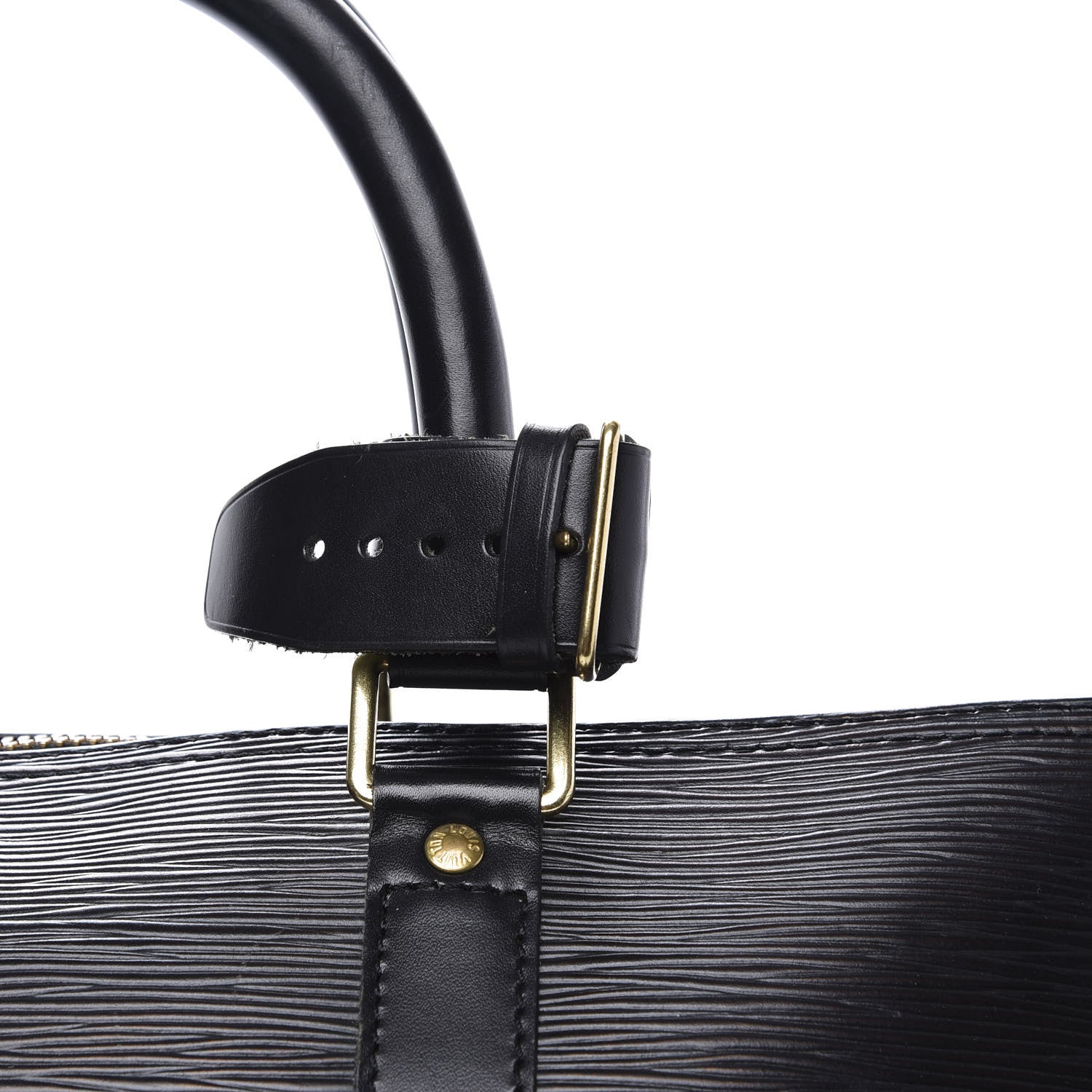 Louis Vuitton Epi Keepall 50 Black 9 of 10