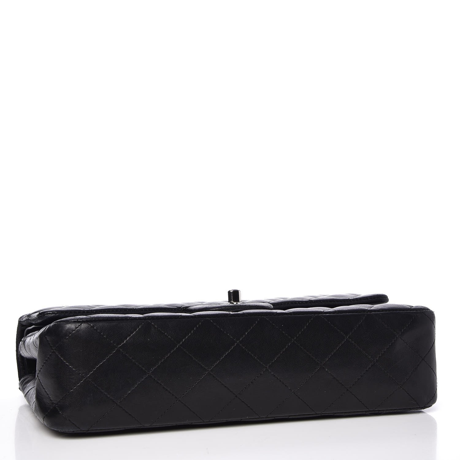 Chanel Lambskin Quilted Medium Double Flap Black 4 of 8