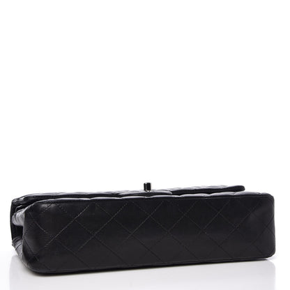 Chanel Lambskin Quilted Medium Double Flap Black 4 of 8