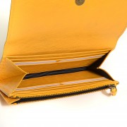 Balenciaga Agneau Classic Hardware Money Wallet Mangue 5 of 16
